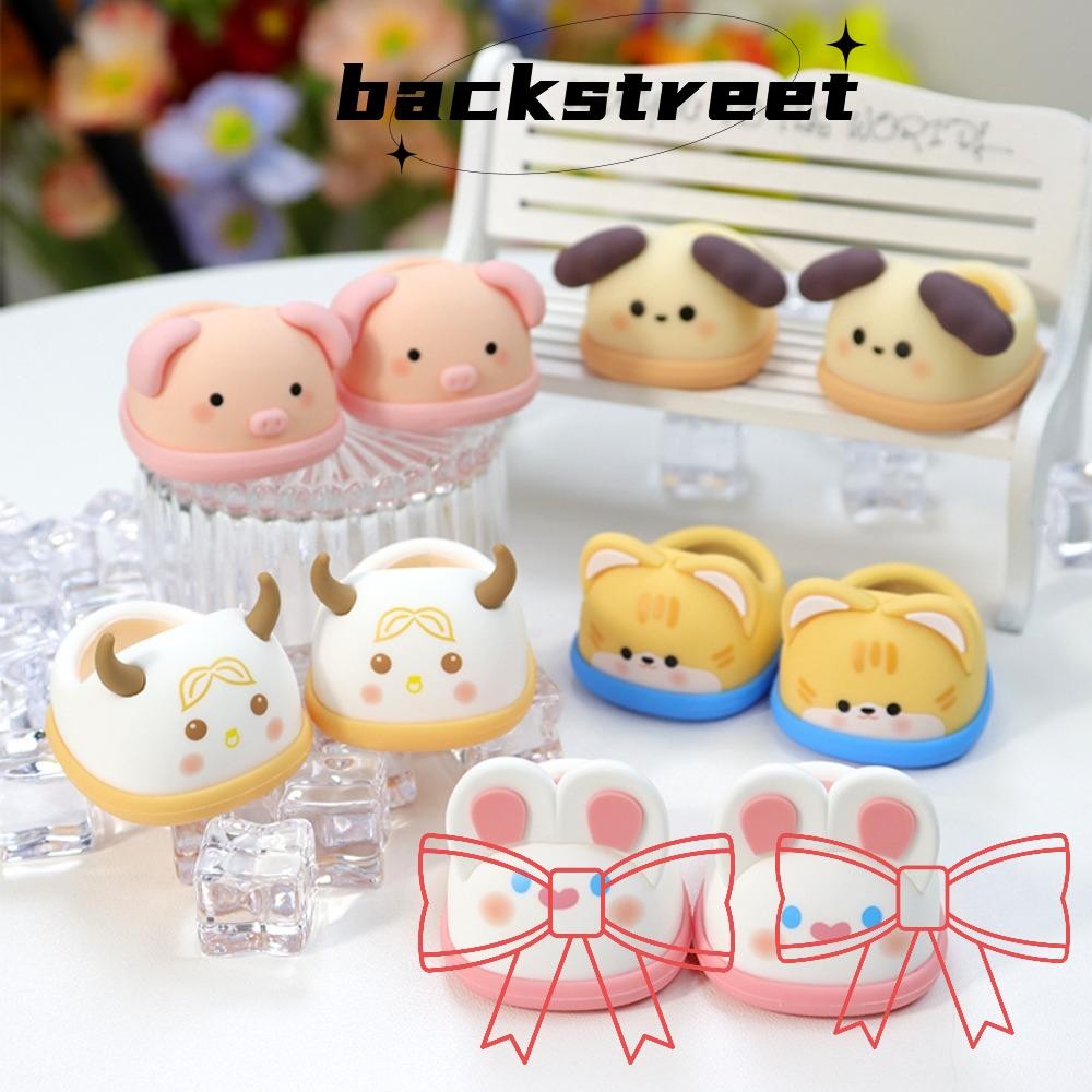 Backstage Dolls Shoes, Cotton Animal Doll Shoes, Cute Hand-made Soft Rubber 20cm Board Shoes ของขวัญวันเกิด