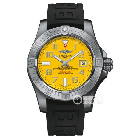 Breitling [ใหม่] นาฬิกา Centennial Avengers Series Yellow Wolf A17331 นาฬิกาผู้ชายกลไกอัตโนมัติ