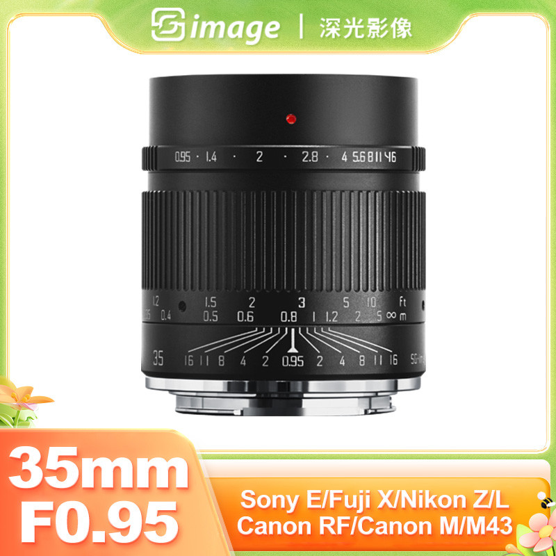SG Image 35mm F0.95 รูรับแสงขนาดใหญ่เลนส์ Prime คู่มือสําหรับ Sony E Nikon Z Canon EOS R RF Sigma Pa