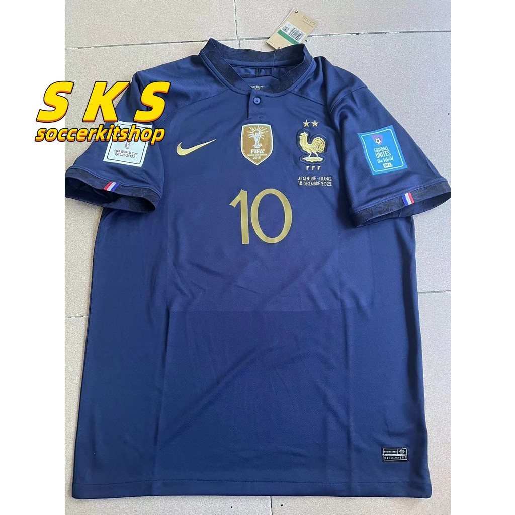 France 2022 WORLD CUP FINAL Version เสื้อฟุตบอลฟุตบอล MBAPPE
