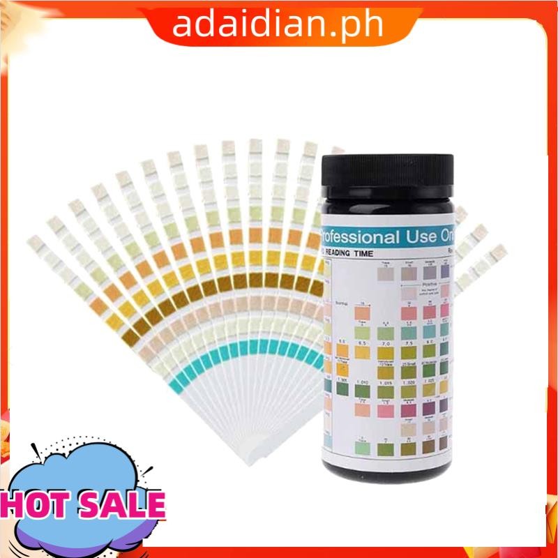 [มีในสต็อก]แถบทดสอบปัสสาวะ 100 แถบ 10 พารามิเตอร์