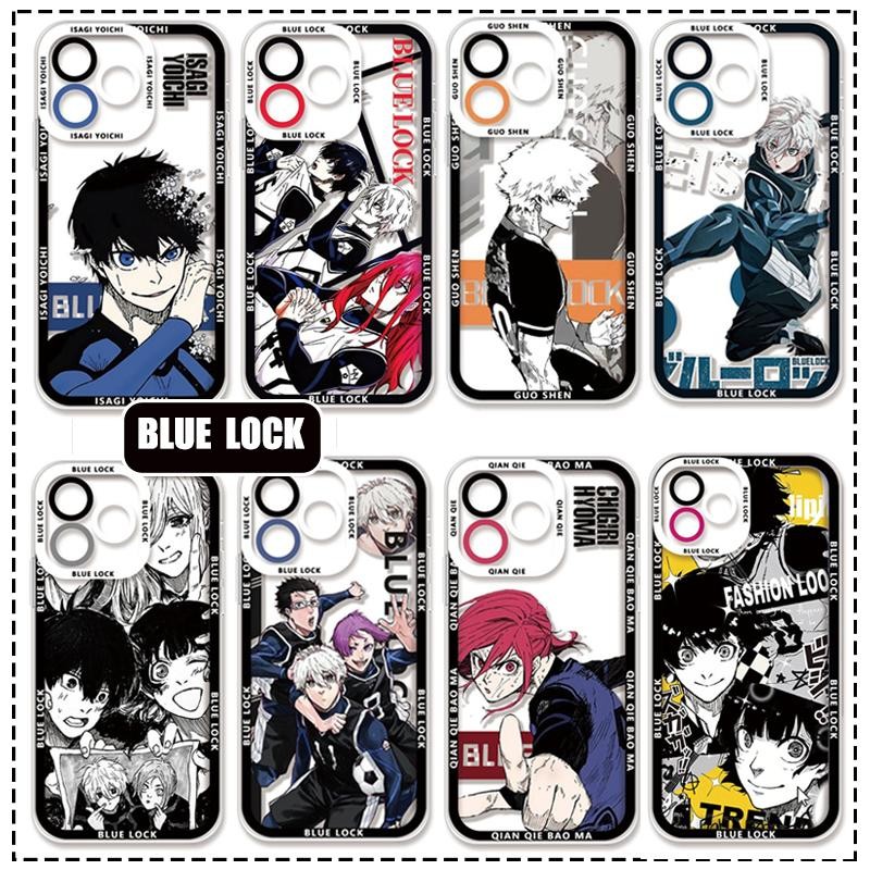 SAMSUNG ปลอกสําหรับsamsung Galaxy A14 A13 A12 A51 A71 A03 A52 A53 A50 A30Sเคสโทรศัพท์นุ่มอะนิเมะBlueล็อคIsagi Yoichi Nagi Sishiro Bachira Meguruญี่ปุ่นโปร่งใส