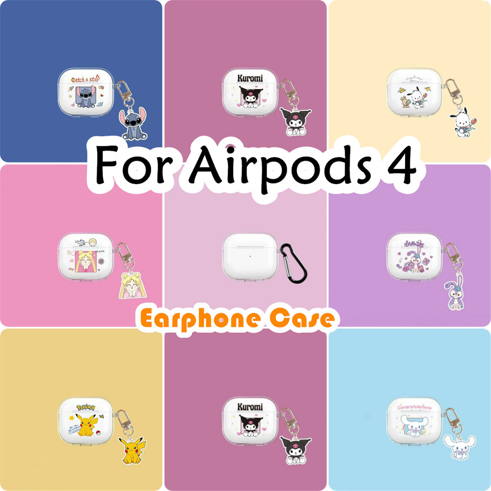 READY STOCK!นําไปใช้กับ Airpods 4 เคส Case เคสหูฟัง ซีรีส์การ์ตูนอินเทรนด์ ซิลิโคนนุ่ม เคส เคสหูฟัง
