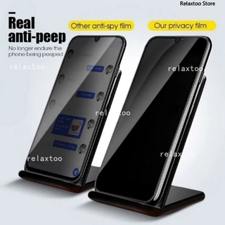 2IN1 Privacy Screen Protect Glass Phone Film For Xiaomi Redmi Note 14 15 Note14 Note15 Pro Plus 14Pro+ 15Pro+ Note15Pro+ Note14Pro+ 4G 5G Curved Anti Spy Front Screen Protect Tempered Glass Phone Film
