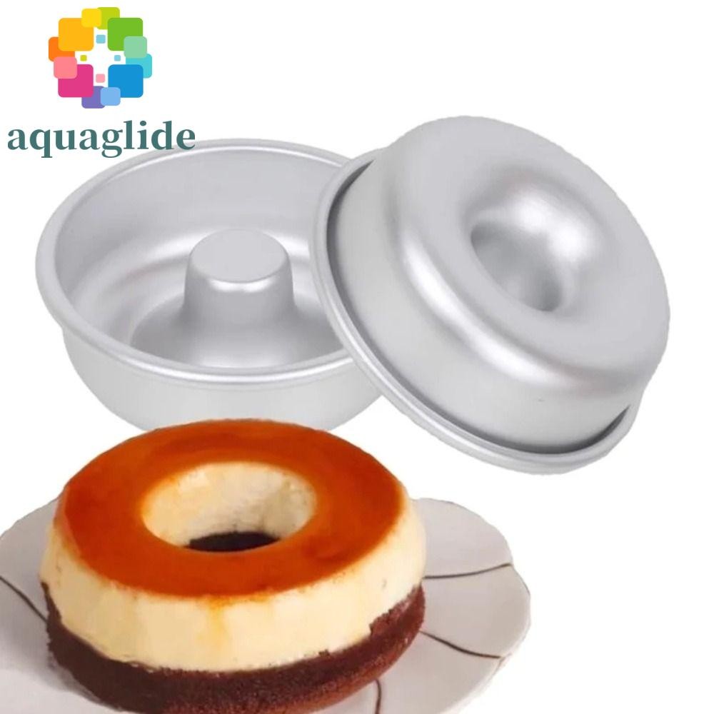 Aquaglide Pan เค้กดีบุก, 6.7-24 ซม.แหวนแม่พิมพ์เค้ก, กระทะ Bakeware Non Stick อลูมิเนียม DIY โดนัทแม่พิมพ์โดนัท