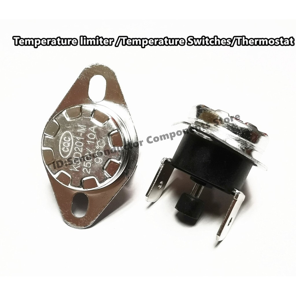 1PCS KSD201-M KSD301 95 องศา 85 90 100 110C KSD303 ตู้น้ําตัวจํากัดอุณหภูมิเทอร์โมสวิทช์ควบคุมอุณหภู