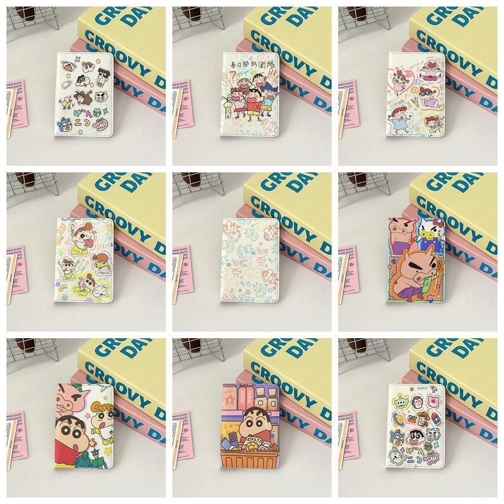 แฟชั่นฮับ เครยอนชินจังหนังสือเดินทางปก,มัลติฟังก์ชั่เครื่องบินตรวจสอบอินการ์ตูนหนังสือเดินทางคลิป,กระเป๋าสตางค์เดินทาง น่ารัก ปู่ หนังแบบพกพาตั๋วโฟลเดอร์ชาย