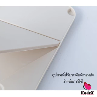 KDX กระจกตั้งโต๊ะ แบบพกพา กระจกพับพกพาสะดวก Folding makeup mirror