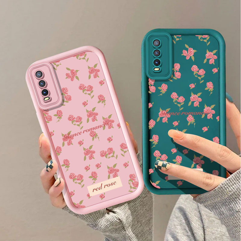 Fragrant Red Roseเคสโทรศัพท์สําหรับVIVO 1609 1601 1723 1726 1727 1724 1801 1806 1818 1819 V11i V15 V15 Pro V21 V23 V2130 V25 V25E V29 V5 V5 V5 V9 V5 V9 V5 V9 V5 V5 V9S Softสวมใส่
