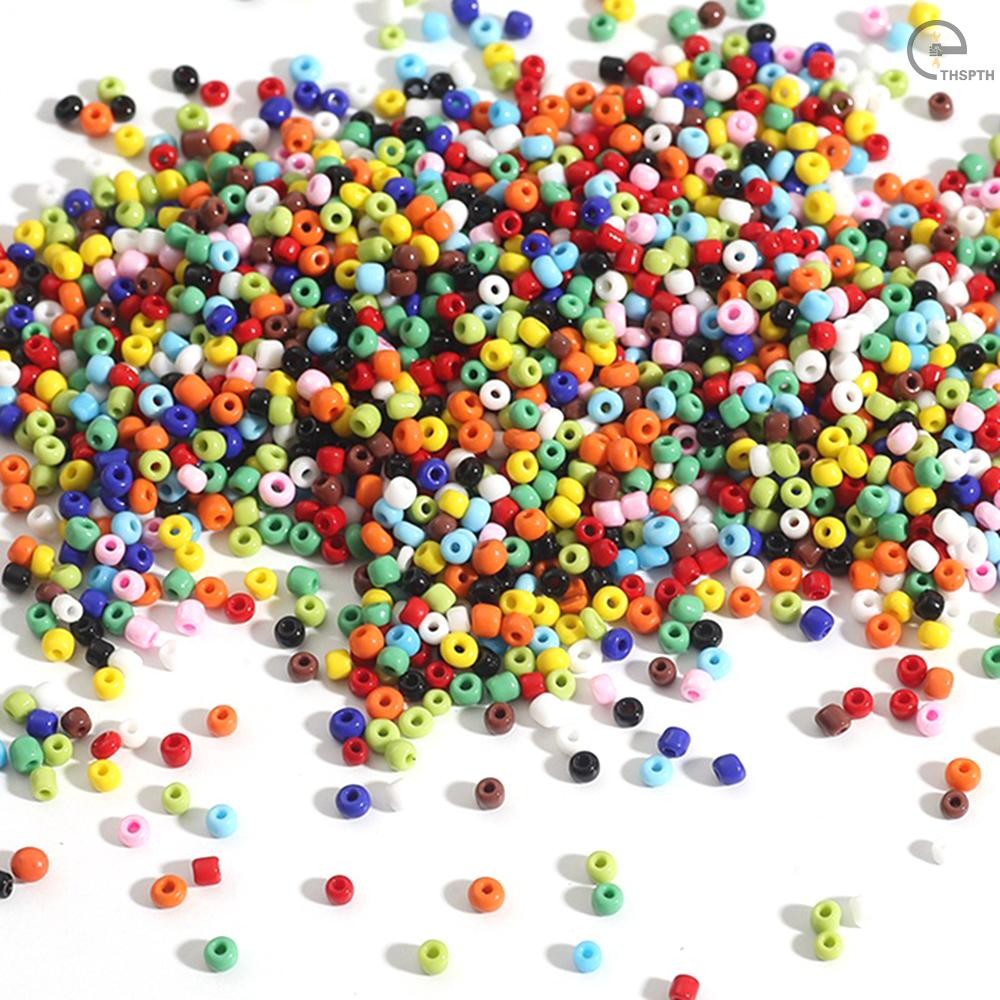 1000pcs 2 มม.R-ainbow DIY หลากสีลูกปัดสําหรับหัตถกรรม String ปัจจุบันของขวัญ