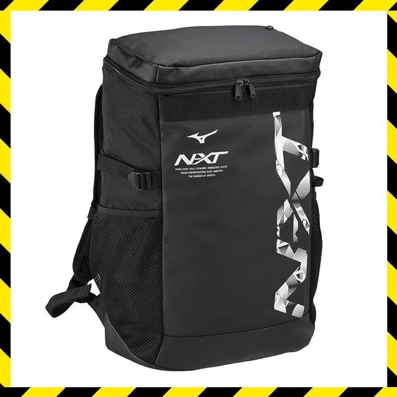 [Mizuno] N-Xt กระเป๋าเป้สะพายหลัง 30L Rucksack สําหรับโรงเรียนกีฬา Club กิจกรรม 33Jdb000 สีดํา/สีขาว