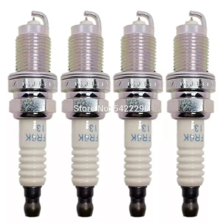 หัวเทียนไฟอิริเดียม 4 ชิ้น/เซ็ตเหมาะสําหรับ NGK IZFR6K13 Honda 9807B-56A7W
