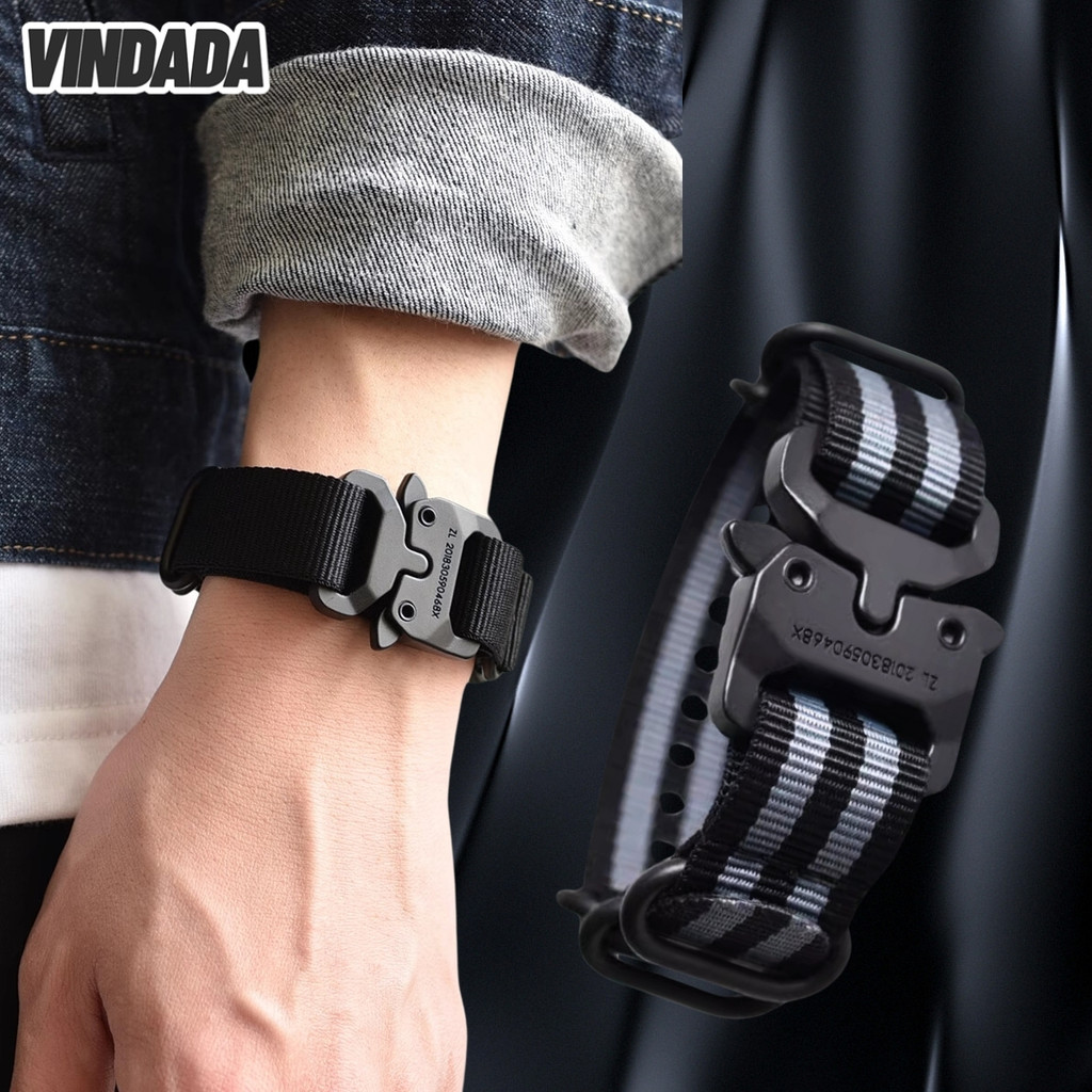 สร้อยข้อมือสไตล์ทํางาน Dark Punk Hip-Hop Style Niche Design สายรัดข้อมือ