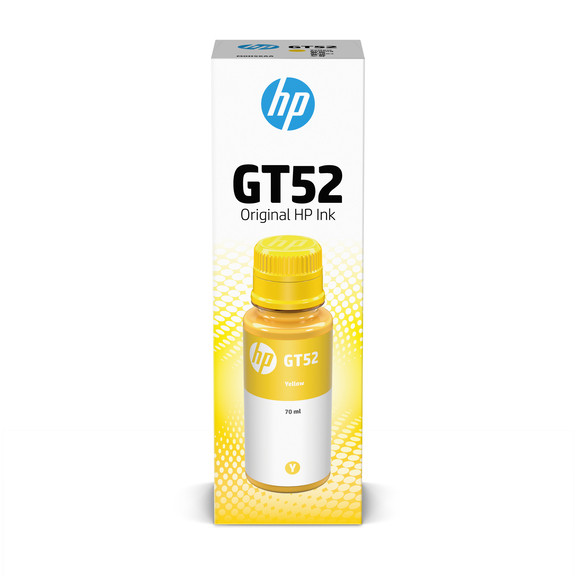 HP หมึกอิงค์เจ็ทชนิดเติม GT52 สีเหลือง