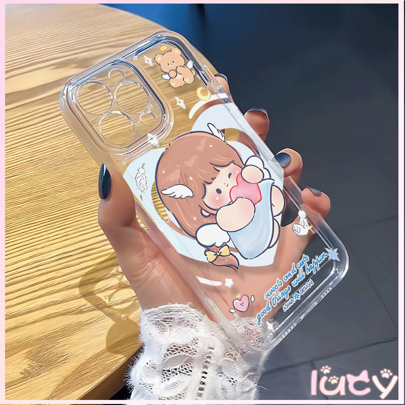 ส่งไวจากไทย เคสโทรศัพท์อะนิเมะการ์ตูน น่ารัก ไอโฟน11 16 For iPhone12 13 14 15Pro MAX XS XR XS 6 7 8Plus เคสโทรศัพท