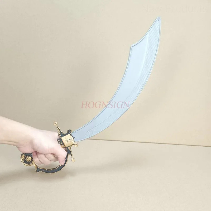 🔥 sword for pirates Toy Swords Halloween Costume Party Props Plastic Sword Toy Pirates Sword Foam Si