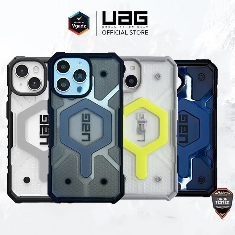 UAG เคส ชาร์จไร้สาย สำหรับ iPhone 16 15 15Pro 15Plus 15Promax 14 13 12 11 Pro Promax Plus เคสกันกระแทก เคสใส แม่เหล็ก