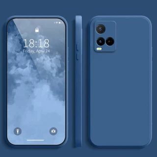 เคส Vivo Y21 Y21S Y21T สีทึบ Vivo Y21S Y21 Y21T เคสซิลิโคนป้องกันการตกสีธรรมดาเรียบง่าย YT