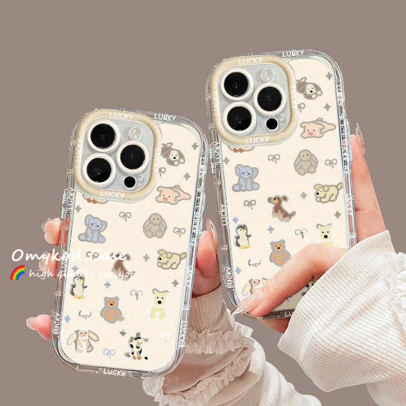 Redmi 12 4G 13C 12C 9A 9C A3 Redmiหมายเหตุ11 8 Proหมายเหตุ9S Redmiหมายเหตุ13 10 Pro 4Gน่ารักการ์ตูนสัตว์เล็กๆเคสโทรศัพท์Anti Dropป้องกันกรณี