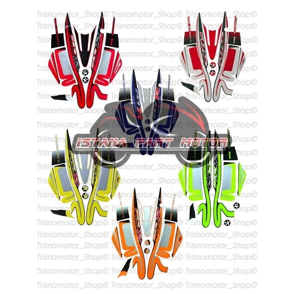 สติ๊กเกอร์แถบ YAMAHA FIZ R FIZR CALTEX สติ๊กเกอร์ LIST BODY F1Z R คุณภาพมาตรฐาน