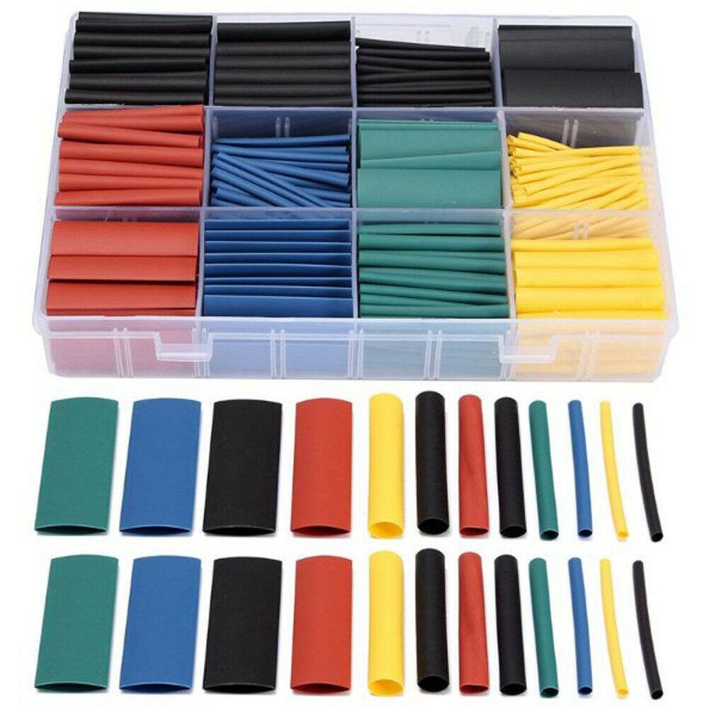 พร้อมส่ง ท่อหดความร้อน หุ้มสายไฟ หลายขนาด (580ชิ้น 1 กล่อง)(164ชิ้น 1 กล่อง)( 164ชิ้น 1 ถุง)