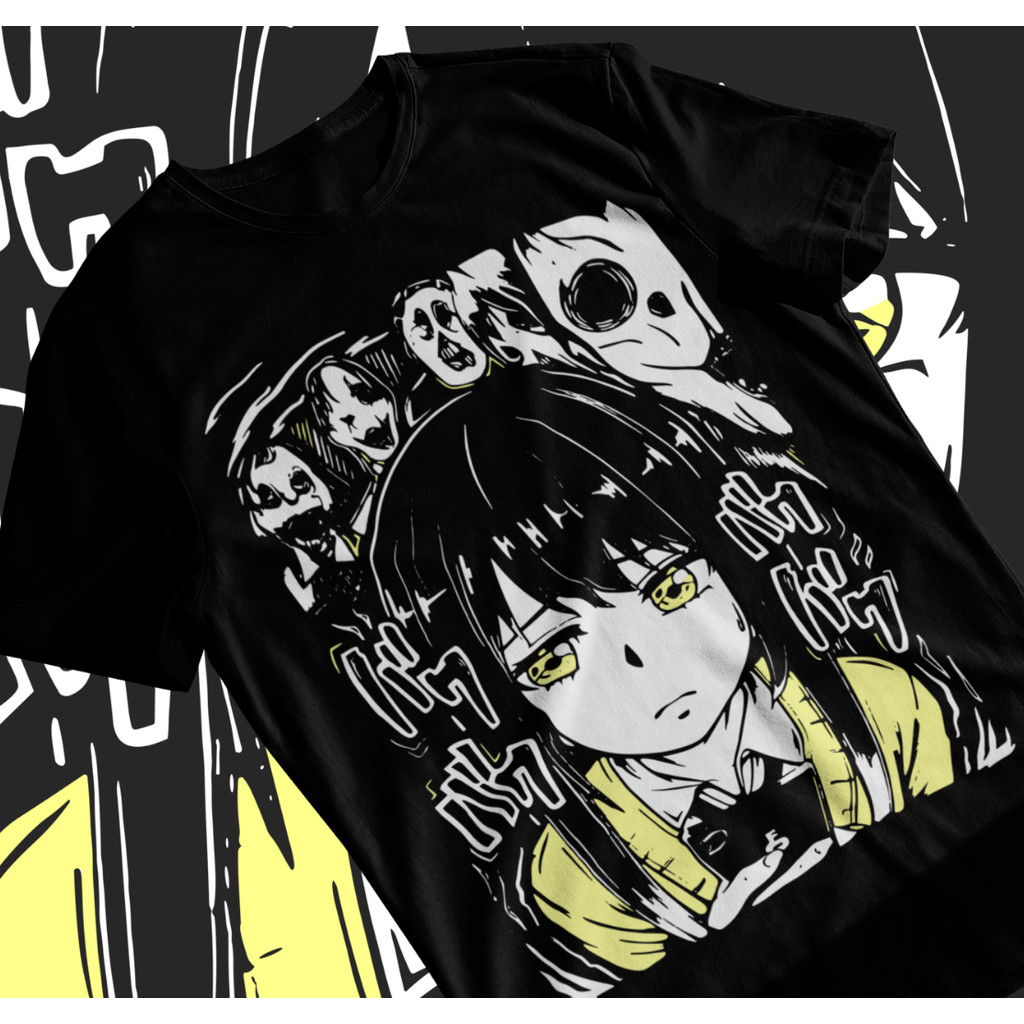 Mieruko Chan เสื้ออนิเมะ Slice Of Horror Manga Tshirt Mieruko Soft Tee