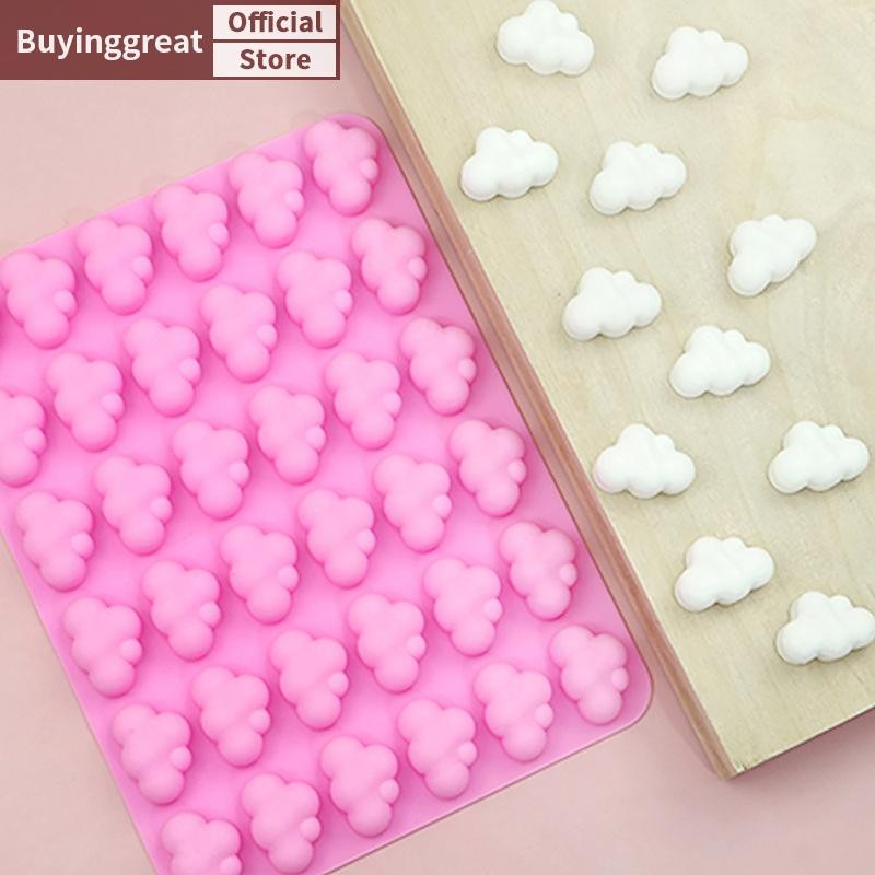 Tst Clouds แม่พิมพ์ซิลิโคนรูปสภาพอากาศ DIY เค้กเบเกอรี่ช็อกโกแลต Fondan Ice Cube แม่พิมพ์ช็อกโกแลตมูสเค้กตกแต่งเบเกอรี่ Mould SG