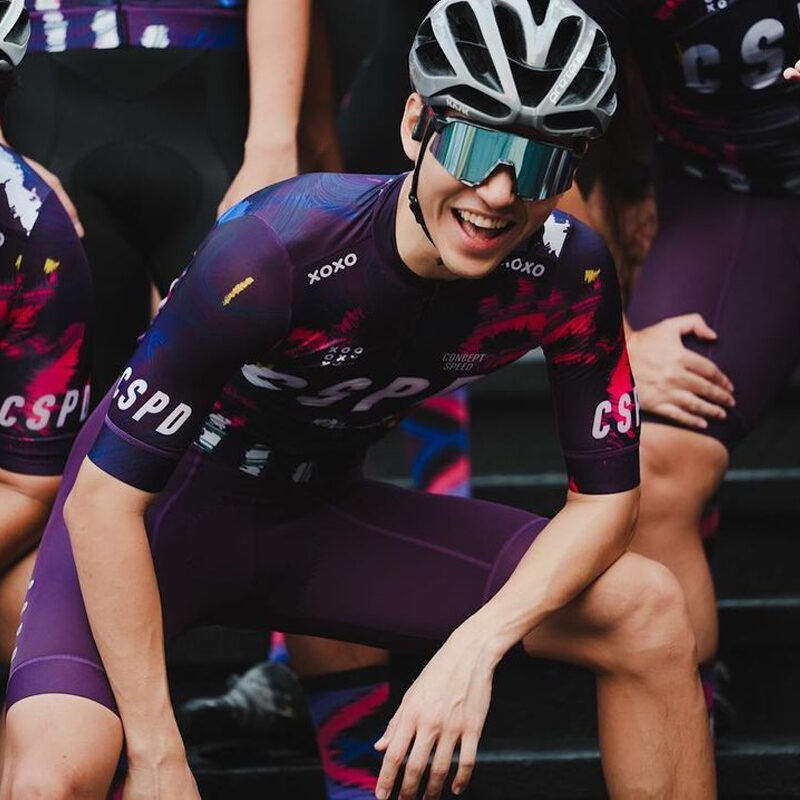 Cspd X WIRTUAL ฤดูร้อนพิเศษกีฬาสบาย EXILE ขี่จักรยาน Jersey Powerband Pro ทีม Aero Jersey Race ขี่จักรยาน Jersey จักรยานเสื้อผ้าชั้นนํา