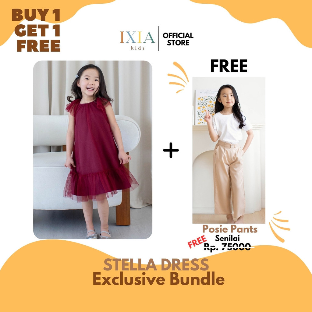 [Ixia Kids Exclusive Bundle] Stella Dress + Posie Pants