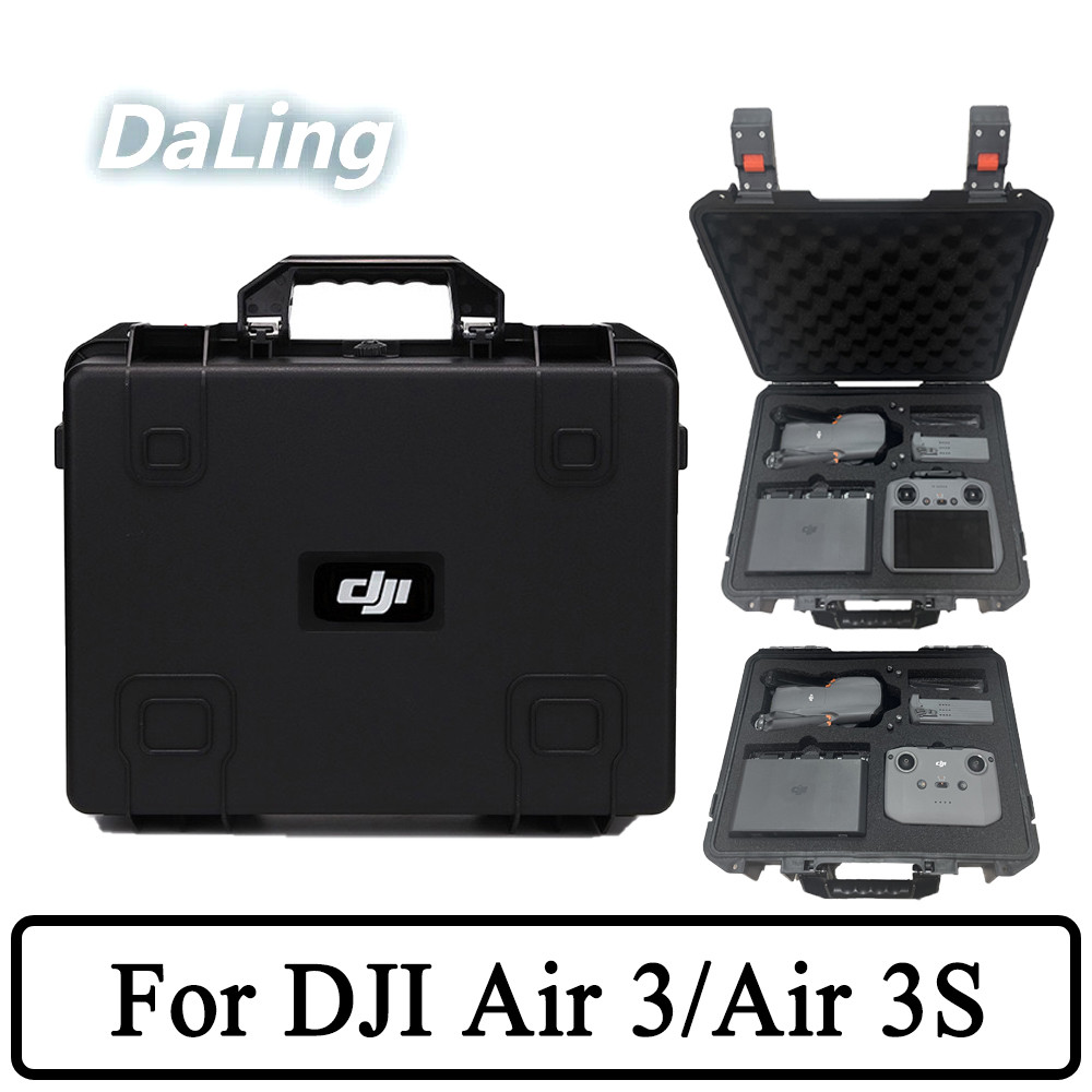 กล้องเที่ยวบินกันน้ําสําหรับ DJI Air 3/Air 3S กระเป๋าเดินทาง Air 3/Air 3S อุปกรณ์เสริมกรณี
