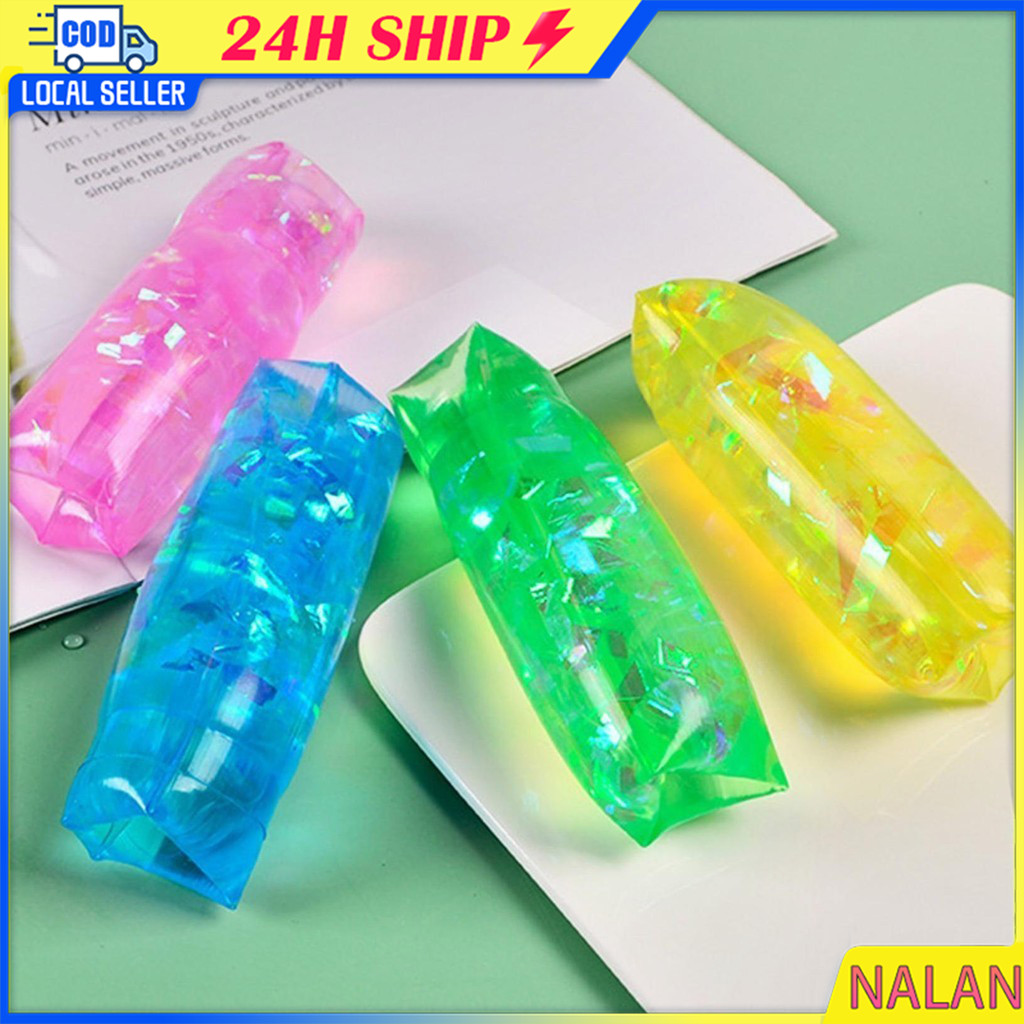 จัดส่งรวดเร็ว water snake fidget toy ของเล่นคลายเครียด แบบนุ่มนิ่ม คละสี