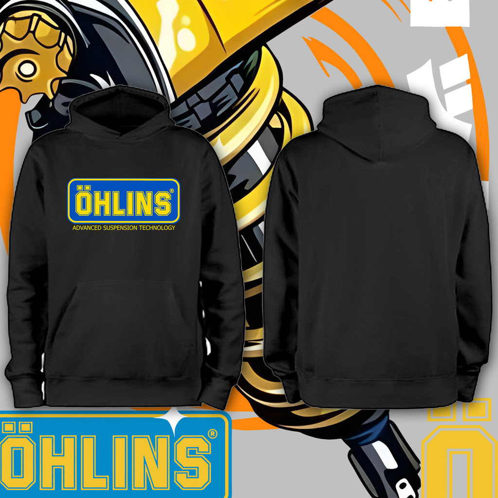 KGNPRO | เสื้อฮู้ด OHLINS โลโก้หน้า | Hoodie | Original 100% HOODIES | Motocycle ผู้ชาย