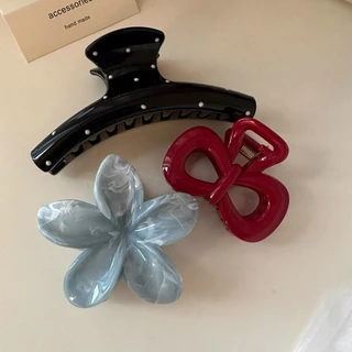 คลาสสิกไล่โทนสีลีลาวดีดอกไม้กิ๊บจับคลิป Barrettes อุปกรณ์เสริม