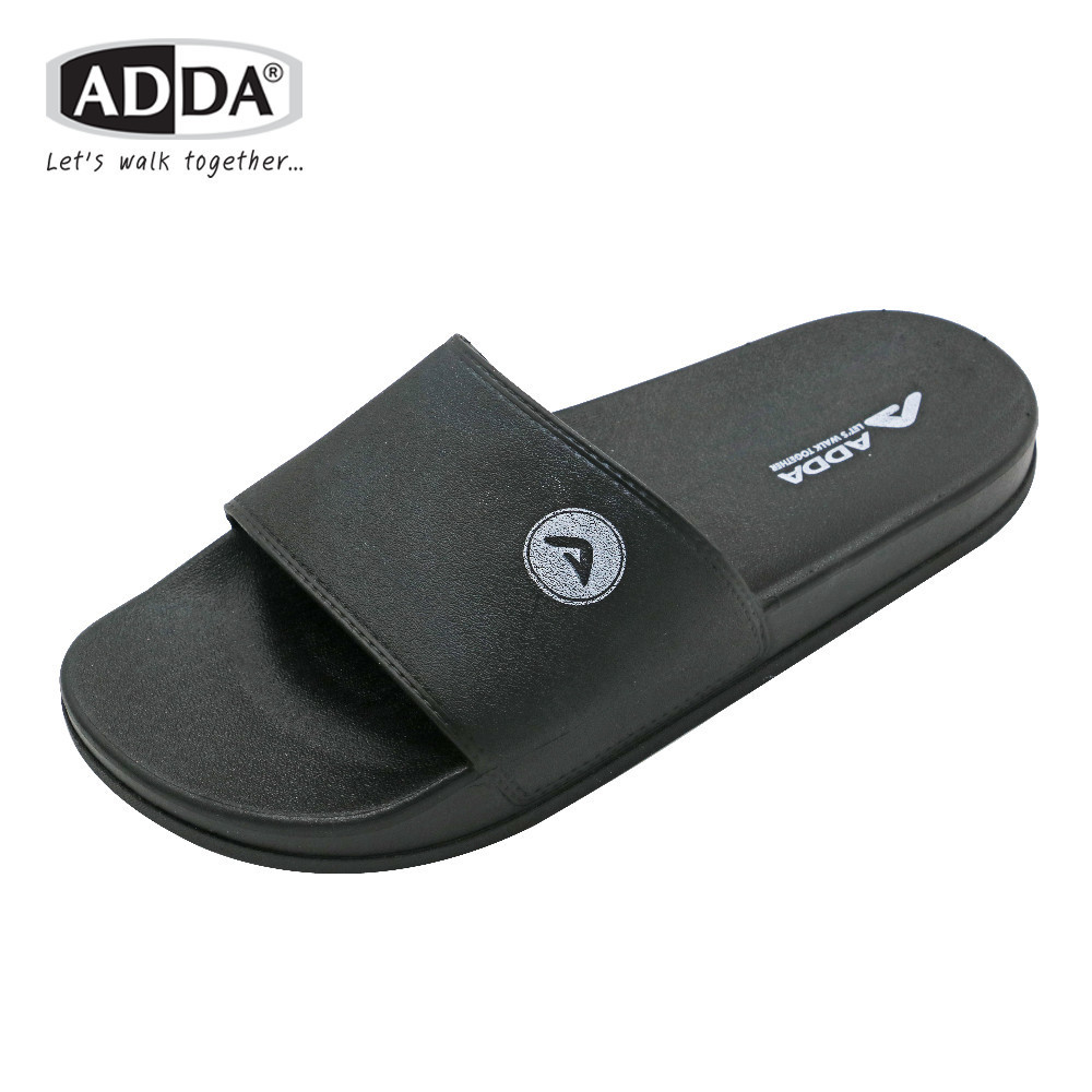 รองเท้าแตะ ADDA รุ่น 14301 ดีไซน์เรียบง่ายพื้นยางกันลื่นทนน้ำใส่สบายเหมาะกับการใช้งานในชีวิตประจำวัน