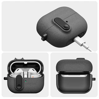 เคส Galaxy Buds 3/3 Pro / Buds 3 FE Case เคสสําหรับ Samsung Galaxy Buds 3 พร้อมตัวล็อคพร้อมพวงกุญแจ