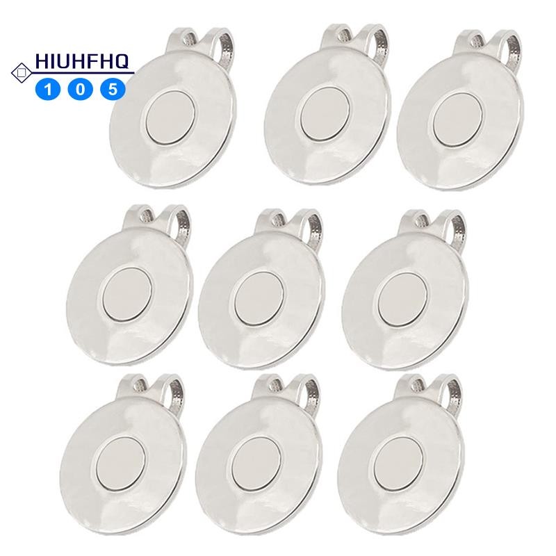 Hiuhfhq1069 ชิ้น Golf Ball Marker, แผ่นแม่เหล็กหมวกกอล์ฟ Ball Marker ผู้ถือลูกกอล์ฟ Marker คลิปกอล์ฟสําหรับผู้ชายผู้หญิง Golfer ของขวัญ