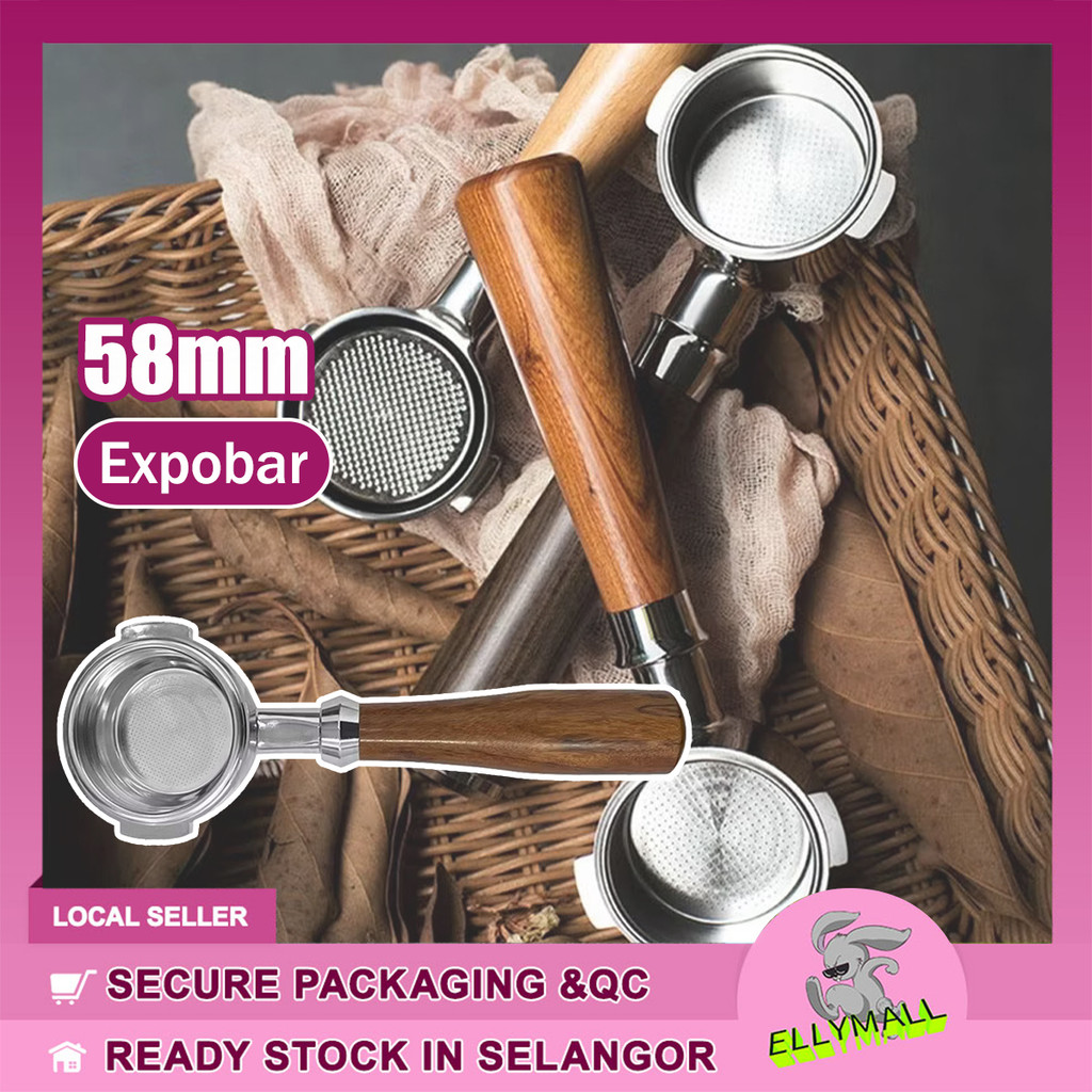 E61 58 มม. Bottomless Portafilter Naked Portafilter Espresso Expobar Gemilai Rocket Milesto