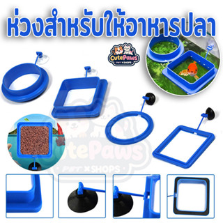 ห่วงสำหรับให้อาหารปลา ทรงกลม สําหรับตู้ปลา ที่กักอาหารปลา ที…