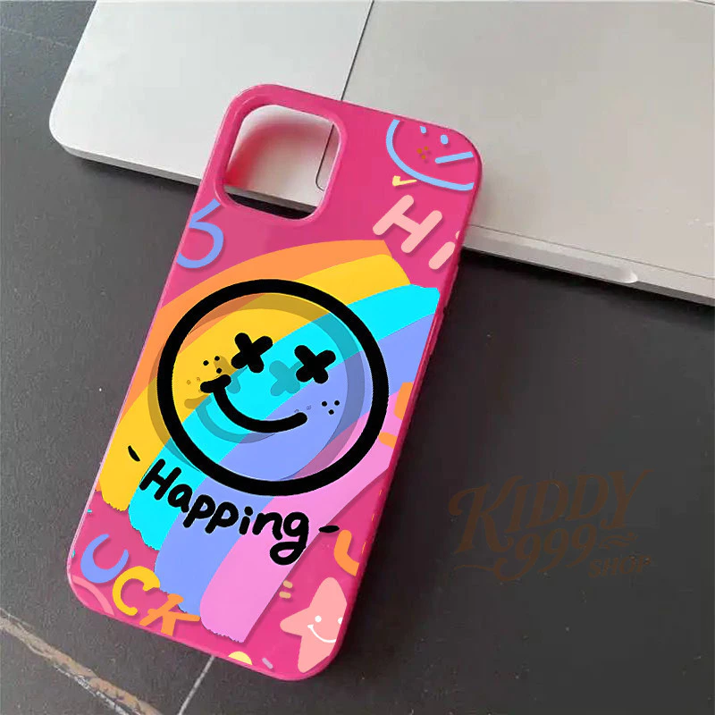 🌷KIDDY🌷เคสไอโฟน11 12 13 14 15 16 17 Pro Max Matte Cartoon การ์ตูน hard Case For iPhone 7 8 16 15 PLUS X/XS XR XSMAX
