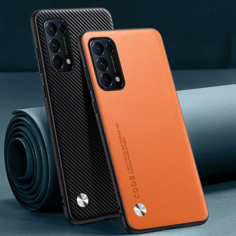 หรูหรา PU หนังสําหรับ OPPO Reno 5 5G Reno5 4G ปกหลังซิลิโคนเคลือบป้องกันเคสโทรศัพท์สําหรับ OPPO ค้นหา X3 Lite X3Lite