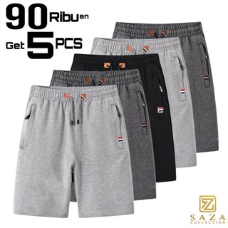(5Pcs) Celana Pendek Boardshort Baby Terry Saku Resleting