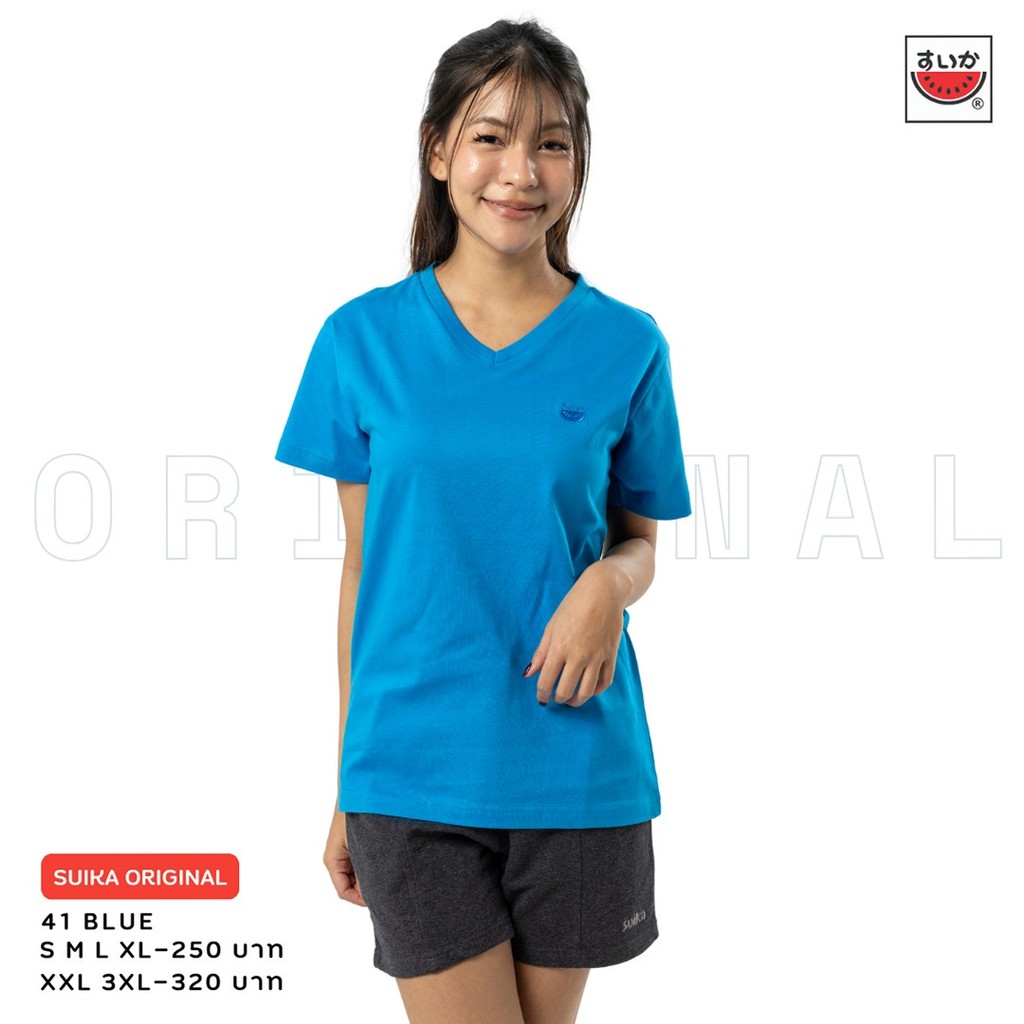 เสื้อแตงโม (SUIKA) - เสื้อแตงโม ORIGINAL T-SHIRTS คอวีกลุ่ม สี 38 41 42 59 71 62 - รูปที่ 2