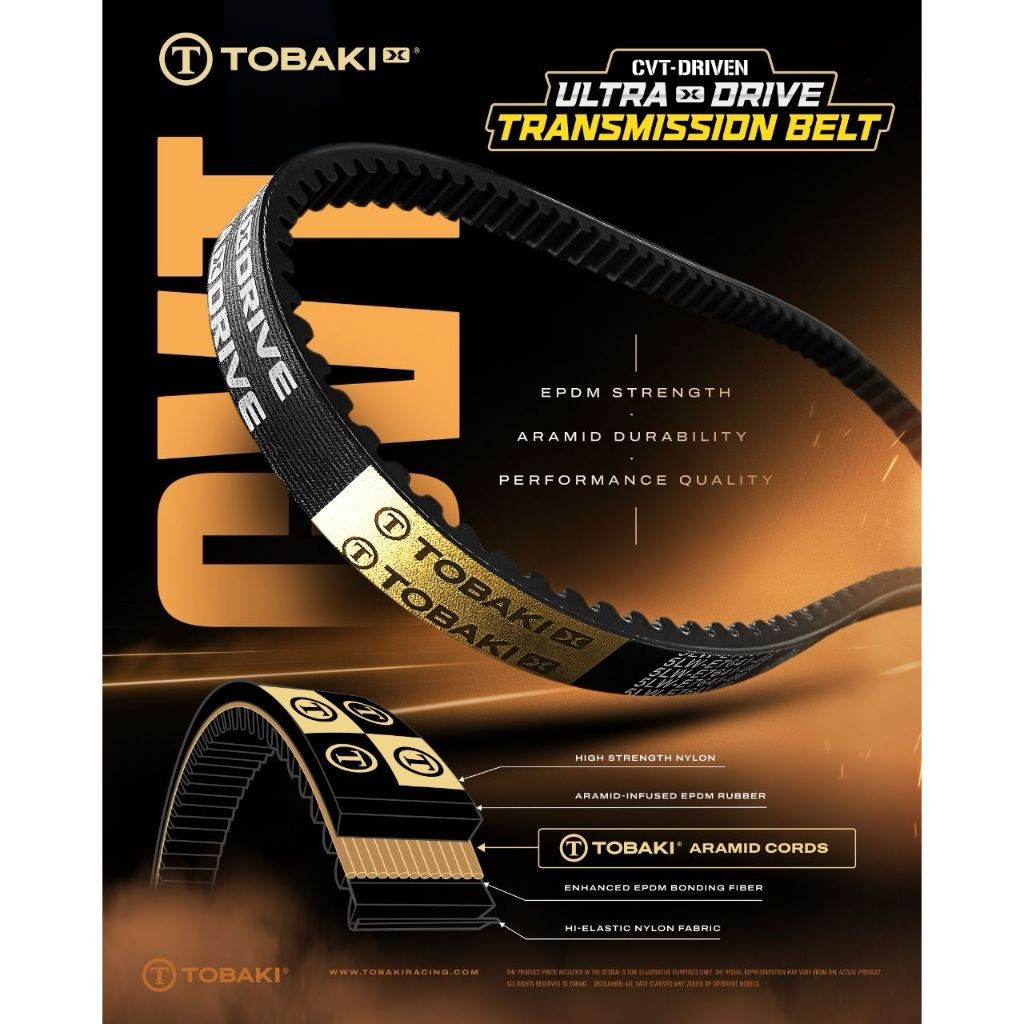 TOBAKI ULTRA DRIVE X RACING BELTING NMAX V2 / NVX155 V1 V2 NVX / VARIO150 VARIO 150 / PCX150 V2 TIMI