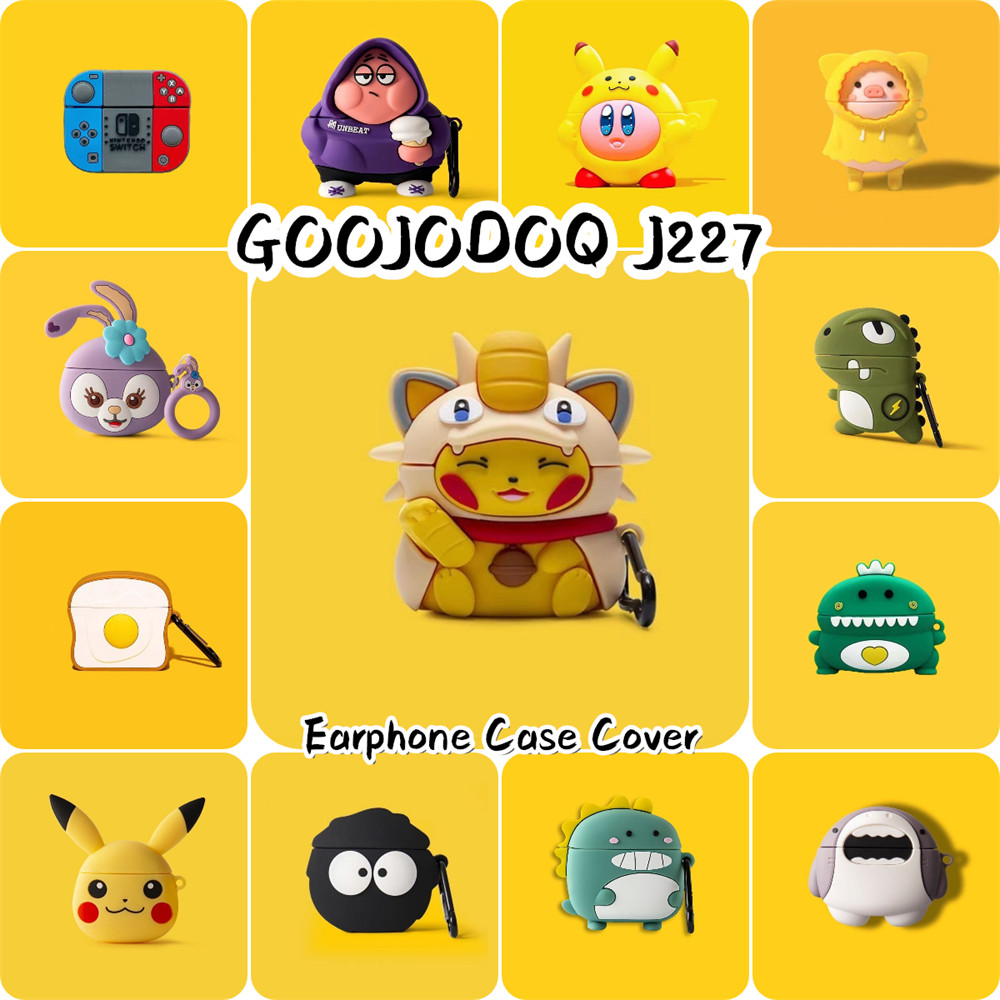 【Case Home】นําไปใช้กับ GOOJODOQ J227 เคส Case เคสหูฟัง การ์ตูนน่ารัก ซิลิโคนนุ่ม เคส เคสหูฟัง NO.2