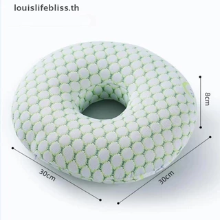 Louislifebliss ผ้าฝ้ายบรรจุเจาะหู Breathable Ergonomic พร้อมรูหูแบบพกพาสบายต่างหูใหม่