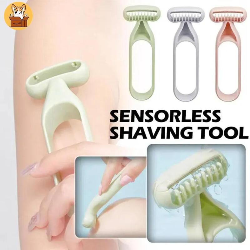 Am-azWomen Manual Trimmer มีดโกนแบบใช้ซ้ําได้ Womens Shaver Trimmer Shaving Tool