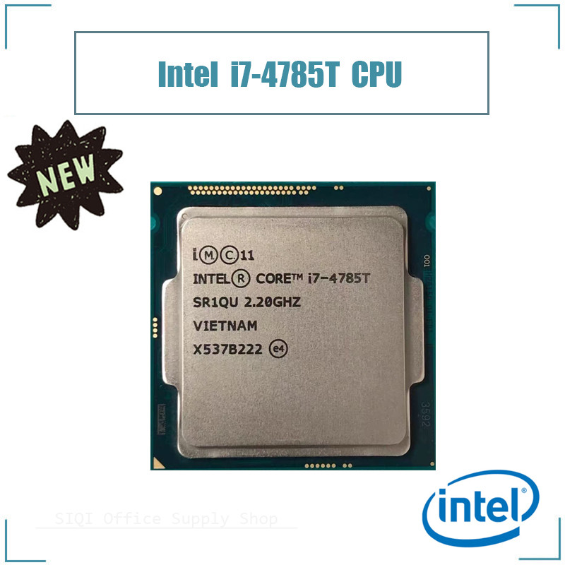 เมนบอร์ด CPU Intel Core i7 4785T รองรับโปรเซสเซอร์ Cpu LGA1150 Quad-core 2.2GHz