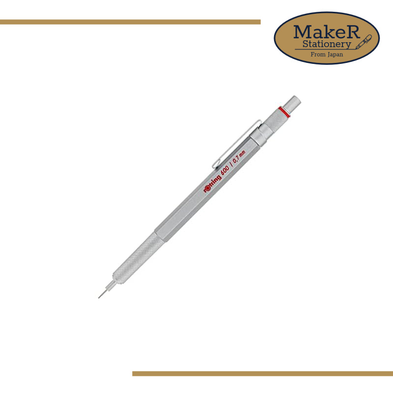 Rotring Rotring 600 0.7mm Sharp Pencil Silver 1904 444/ From Japan
