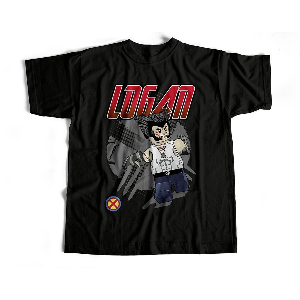 เสื้อยืด Xmen Wolverine Logan Minifigure