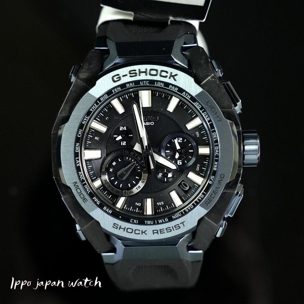 นาฬิกา JDM JUNE★Casio Eco-Drive Radio Wave นาฬิกาสปอร์ตอัจฉริยะ MTG-B4000B-1A2JF 《U》